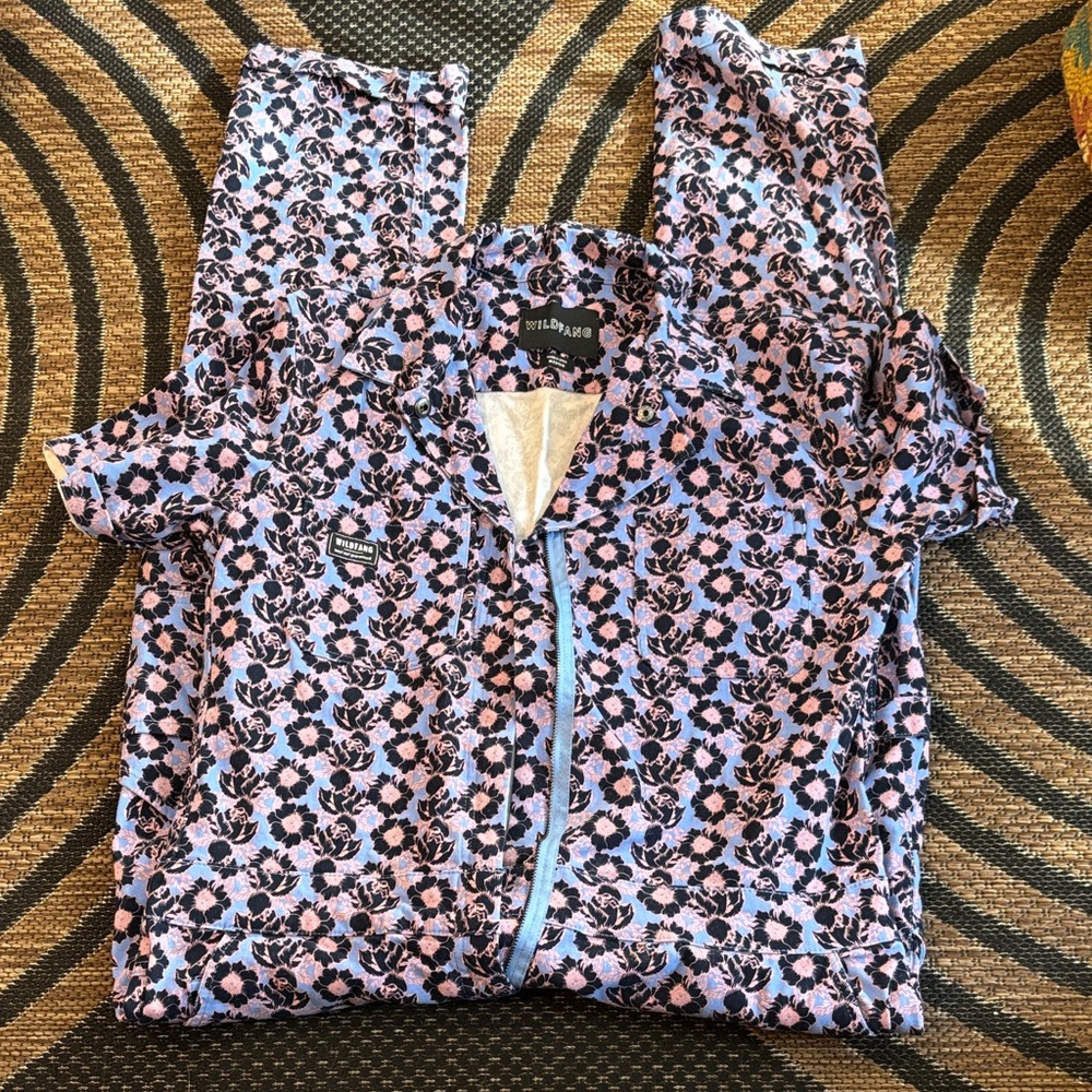 Wildfang Floral Patterned Coveralls